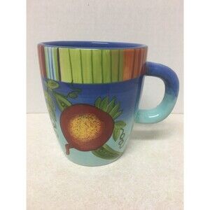 Laurie Gates 12 Oz Market Garden Ceramic  Mug 4.5" Tall
